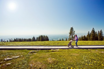 Seit Mai 2014 bietet der Schöckl den ersten barrierefreien alpinen Panoramarundweg.